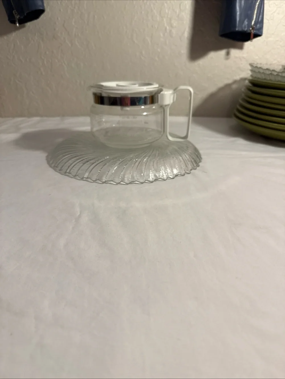 Mr. Coffee 4 Cup D40 Glass White Carafe & Lid